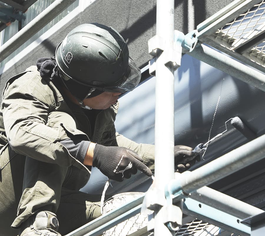 責任ある施工を約束する「保証つき塗装」